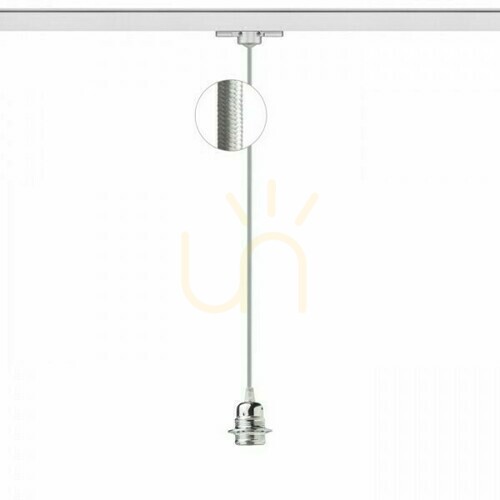 Check Elisa pendant lamp for 3-circuit track E27, Sa+Sk+Cho
