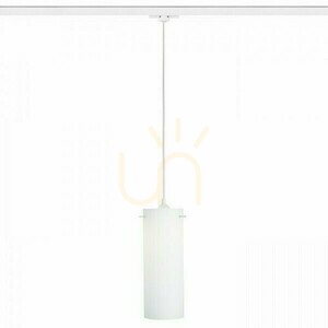 Claudia Pendant Lamp For Rail 3 Phase Milk Glass 230 V E27 15 W. small 0