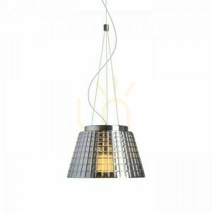 Rendl CORONA Chrome-Tinted Glass Pendant Light, E27, max. 15 W, R12055 small 1