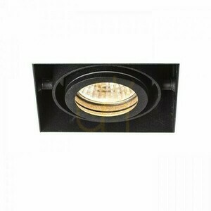 Electra I Black 230 V Gu10 50 W recessed luminaire. small 1