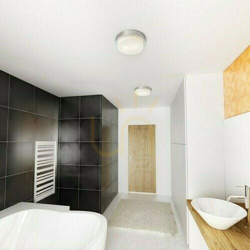 Check Gorra Bathroom Ceiling Lamp Nickel Mat 230 V E14 2x40 W Ip44