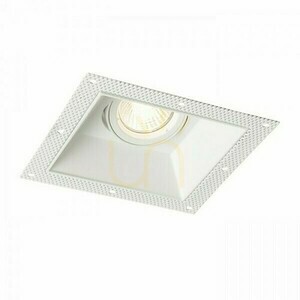 Recessed Ipso Sq Frameless White 230 V Gu10 50 W luminaire. small 1