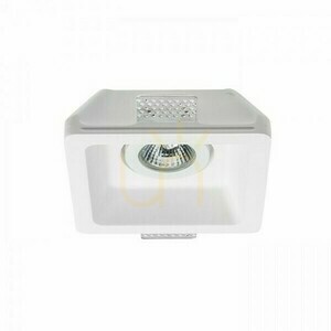 Recessed luminaire Dino Sq Gu10 Directional Gypsum 230 V 35 W. small 4