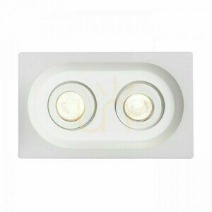 Recessed Luminaire Dingo Gu10 Ii Directional Gypsum 230 V 2x35 W. small 4