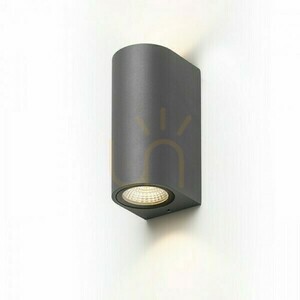 Outdoor wall lamp Zack Ii Anthracite 230 V Led 2x3 W 58° Ip54 3000 K small 4