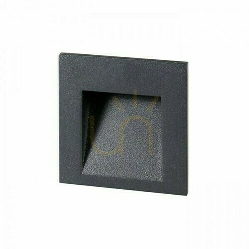Check Recessed outdoor luminaire Tess Sq Anthracite 230 V Led 3 W Ip54 3000 K