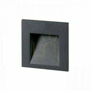 Recessed outdoor luminaire Tess Sq Anthracite 230 V Led 3 W Ip54 3000 K small 0