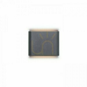 Outdoor wall lamp Choix 114 wall Anthracite 230 V Led 2x3 W Ip54 3000 K small 3