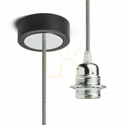 Check HEX Rendl pendant set BB+B/WC+CHF+CHC1 black E27 max. 15 W