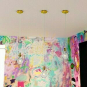 Elisa Pendant Set White-Gold 230 V E27 LED 15 W small 4