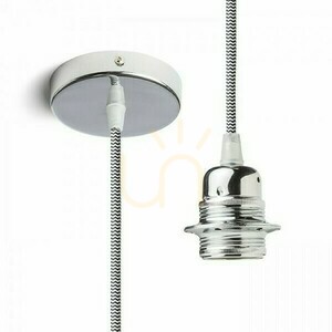 Shade, Lampshade Elisa Hanging Set Chp+C/Bk+Cho 230 V E27 28 W. small 0