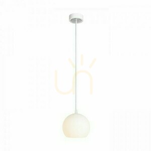 COPA pendant lamp, opal glass, 230 V E27 max. 11 W small 4