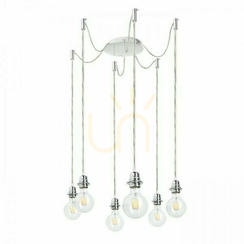 Check Rendl KOMBIX 6 pendant set chrome CHB+TC+CHF 230V E27 max. 6x15W