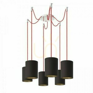 Shade, Lampshade Kombix 6 Hanging Set Chp+Czk+Cho 230 V E27 6x28 W. small 3