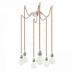 Shade, Lampshade Kombix 6 Hanging Set Chp+Czk+Cho 230 V E27 6x28 W. small 0