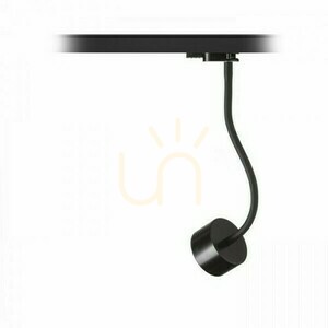 Pixie Spotlight On Flexible Arm For 3 Phase Rail Black 230 V Led Gx53 7 W. small 2