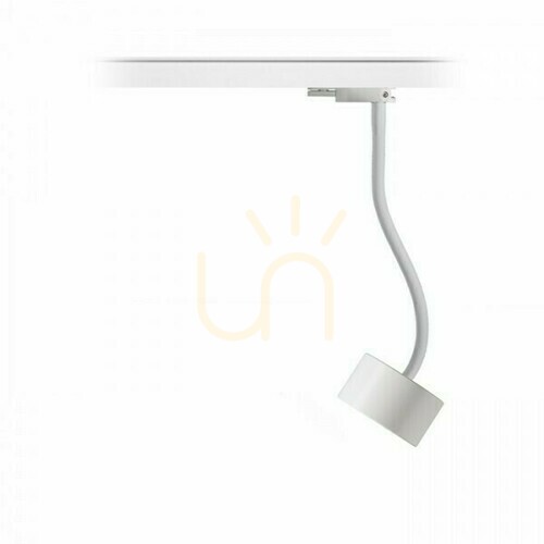 Check Pixie Spotlight On Flexible Arm For 3 Phase Rail White 230 V Led Gx53 7 W.