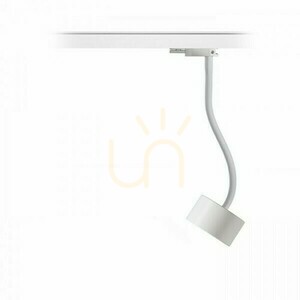 Pixie Spotlight On Flexible Arm For 3 Phase Rail White 230 V Led Gx53 7 W. small 2
