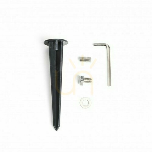 Check Outdoor Spotlight Wedge Universal Earth Black