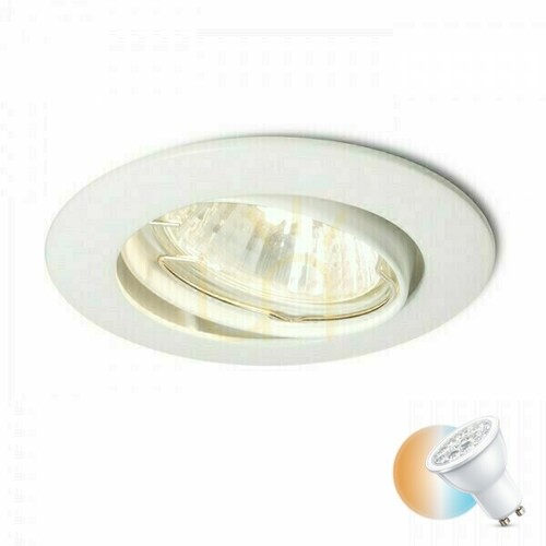 Check Recessed luminaire Topic R Directional White Matte 230 V Gu10 50 W.