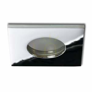 Rendl SPLASH SQ R11735 chrome recessed downlight GU10 LED max. 8 W IP65 small 7