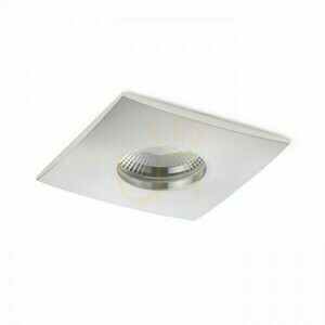Recessed luminaire Waterboy Sq Nickel Mat 230 V Led 10 W 40° Ip65 3000 K small 0