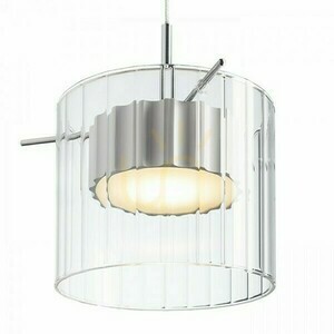 Estra I White Transparent Glass Pendant Lamp 230 V Led 5 W 3000 K small 1