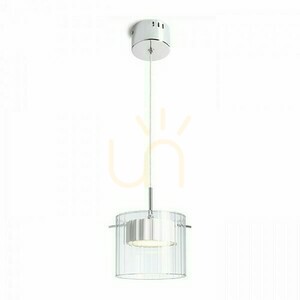 Estra I White Transparent Glass Pendant Lamp 230 V Led 5 W 3000 K small 0