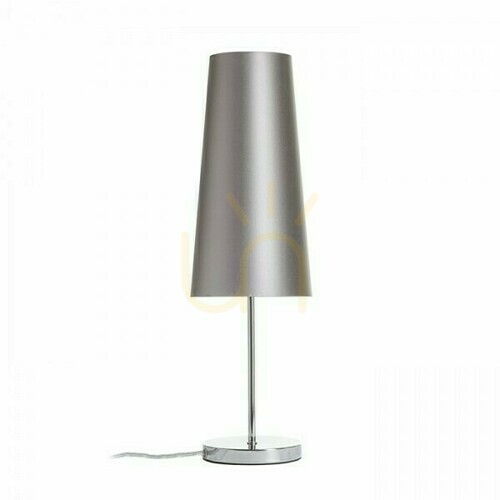 Check Shade, Conny 15/30 Table lampshade Monaco Dove Grey/Silver Pvc Max. 23 W