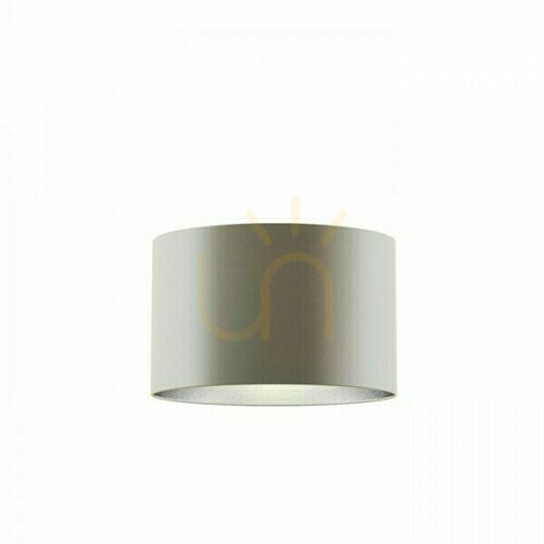 Check Shade, Lampshade Ron 40/25 Monaco Dove Grey/Silver Pvc Max. 23 W