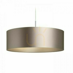Shade, Lampshade Ron 60/19 Monaco Dove Grey/Silverrene Pvc Max. 23 W small 1