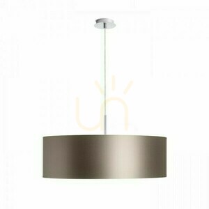 Shade, Lampshade Ron 60/19 Monaco Dove Grey/Silverrene Pvc Max. 23 W small 2