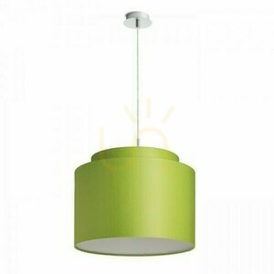Shade, Lampshade Double 40/30 Chintz Lime/White Pvc Max. 23 W small 4