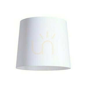 Lampshade, Conny 35/30 Floor Polycotton White/White PVC Max lampshade. 23 W small 0