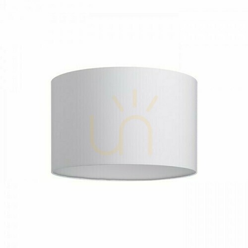 Check Shade, Lampshade Ron 40/25 Polycotton White/White Pvc Max. 23 W