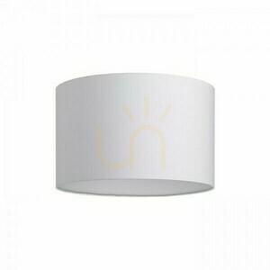Shade, Lampshade Ron 40/25 Polycotton White/White Pvc Max. 23 W small 0
