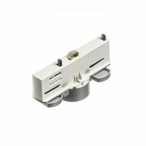 Check Eutrac Lighting Bus Adapter for 3 Phase Silver Gray 230 Volt Bus.