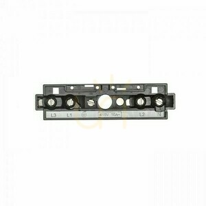 Eutrac Lighting Bus Straight Power Supply For 3 Phase Silver Gray 230 Volt Bus. small 4