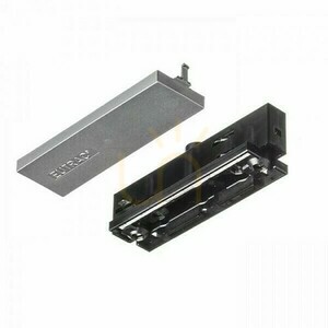 Eutrac Lighting Bus Straight Power Supply For 3 Phase Silver Gray 230 Volt Bus. small 0