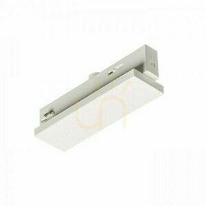 Eutrac Lighting Bus Straight Power Supply For 3 Phase White 230 Volt Bus. small 1