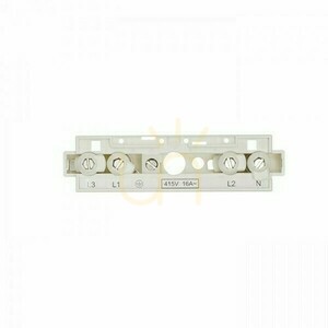 Eutrac Lighting Bus Straight Power Supply For 3 Phase White 230 Volt Bus. small 4