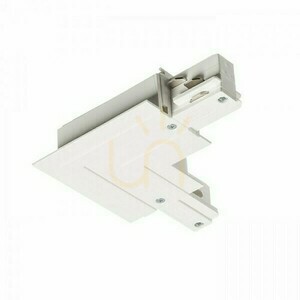 Rendl EUTRAC R11344 – white L connector for recessed tracks, outer polarity small 0