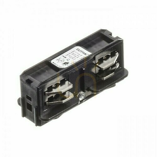 Check Eutrac Lighting Rail Longitudinal Switch Black 230 V