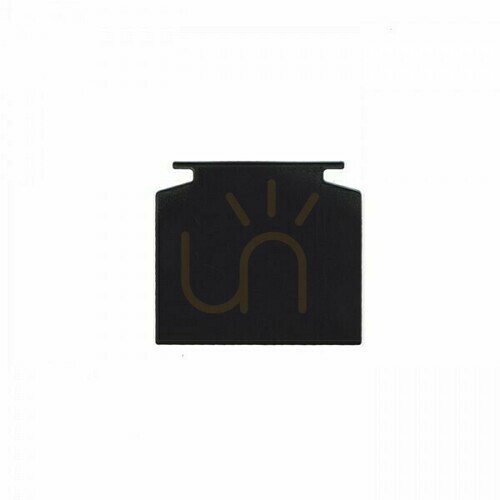 Check Eutrac Lighting Rail End for 3 Phase Rail Black