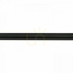 Rendl EUTRAC R11304 three-circuit lighting track, black, 3 m, 230 V small 3