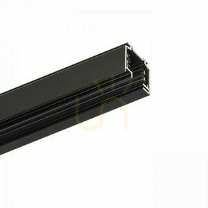 Rendl EUTRAC R11304 three-circuit lighting track, black, 3 m, 230 V small 0