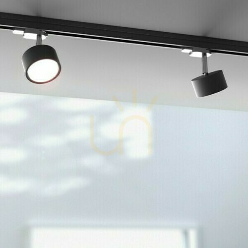Check Pixie Spotlight For 3 Phase Rail Black Chrome 230 V Led Gx53 7 W.