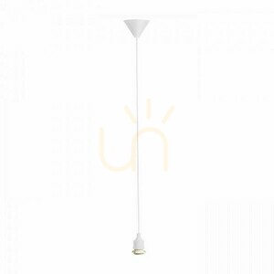 Lisa Pendant Cord Set (Shade Not Included) White 230 V E27 15 W small 0