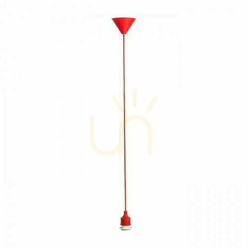 Check Shade, Lampshade Lisa Hanging Set Red 230 V E27 42 W.