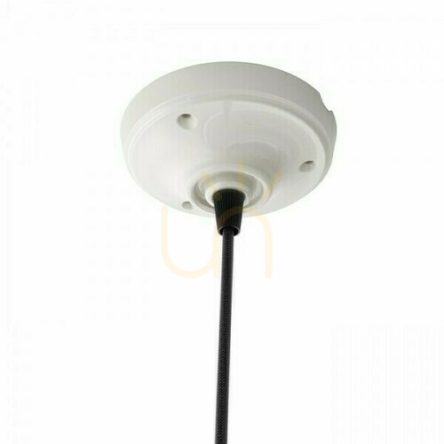 Check Shade, Lampshade Fabio Hanging Set Black Porcelain 230 V E27 42 W.